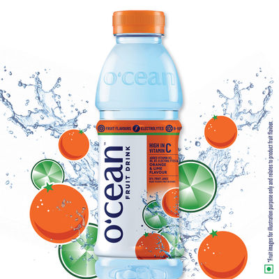 Orange and Lime Flavoured Water