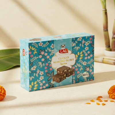 Choco Almond Burfi | Rich & Delicious