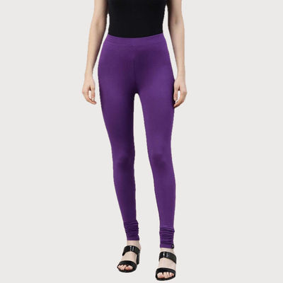 Women's Viscose Tailored Fit High Rise Churidar Leggings Classic