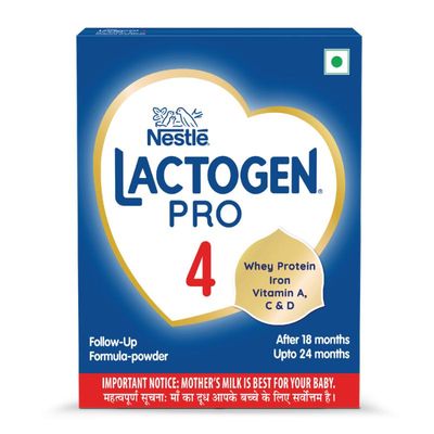 Nestle Lactogen Pro 4 Powder | Follow-Up Formula With Iron After 18 Months Up To 24 Months