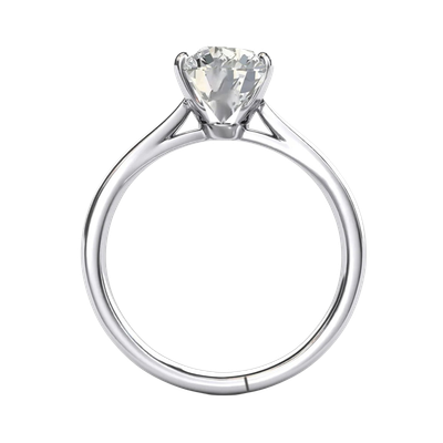 92.5 Sterling Silver Solitaire Ring