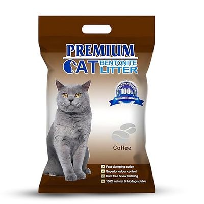 Natural Scoopable Bentonite Ball Cat litter Coffee Scent