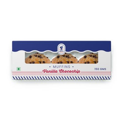 Lakeview Milkbar Vanilla chocochip Muffin