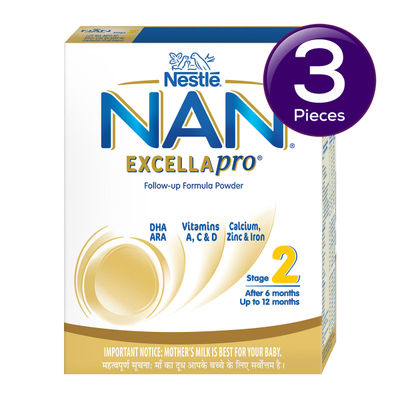 Nestle Nan Excellapro Stage 2 Follow-Up | 6 - 12 M | Combo
