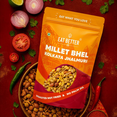 Millet Bhel | Kolkata Jhalmuri