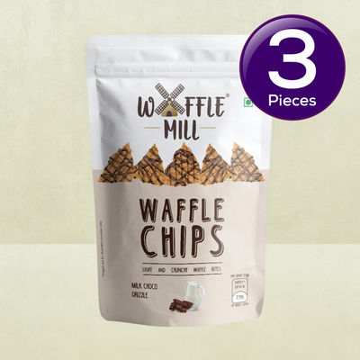 Chips Milk Choco Drizzle Waffle Biscuits | Artificial Flavour-free Combo