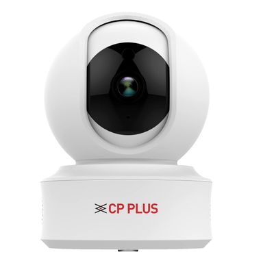 2MP Full HD Smart Wi-Fi CCTV Home Security Camera | 360Degree with Pan Tilt | View & Talk | Motion Alert | Night Vision | SD Card (Upto 128 GB), Alexa & Google Support | IR Distance 10mtr | CP-E25A