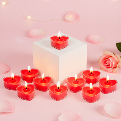 Scented Heart Tealight Candle | Prosperro Lumo