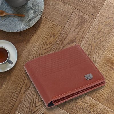 Men's Henry Z Brown Wallet | 4 Card Slot