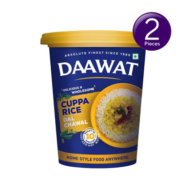 Daawat Cuppa Rice Dal Chawal - Ready To Eat Combo