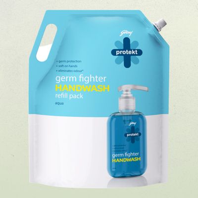 Germ Fighter Handwash Refill Pack - Aqua