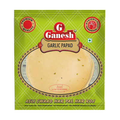 Garlic Papad | Crunchy & Flavourful
