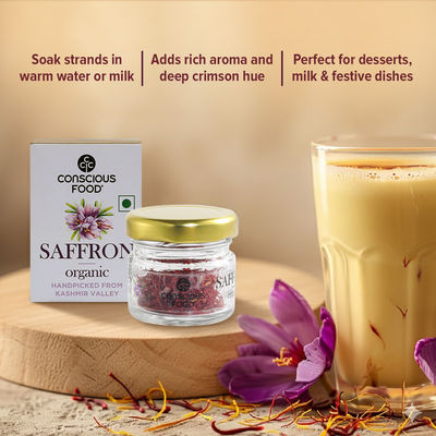 Organic Saffron | Glass Jar