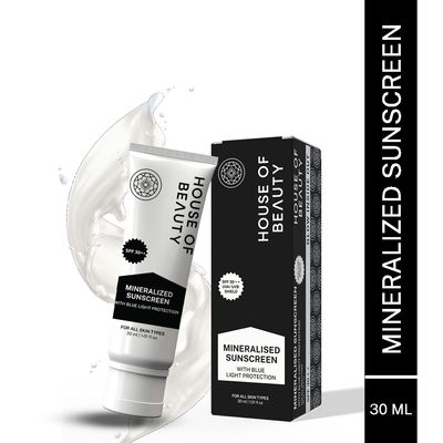 Mineral Sunscreen For Kids & Adults W/T Spf25 & Blue Light Protection