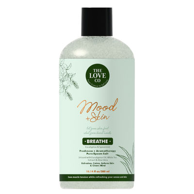Breathe Eucalyptus & Spearmint Bath Salt | Unscented