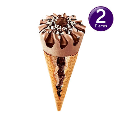 Arun Double Chocolate Icone Ice Cream Cone Combo