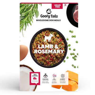 Lamb & Rosemary Fresh Dog Food | Grain and Gluten Free | Dog and Puppy Food