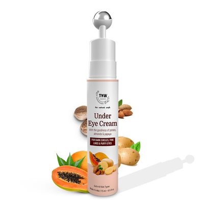 Sun Under Eye Cream Metallic Roll-On for Dark Circles & Puffiness | All Skin Types