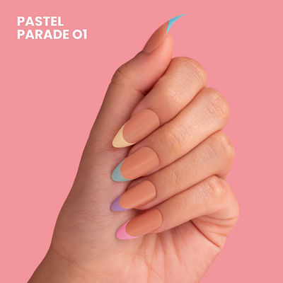 Press Play Instant Luxury Press-On Nails Kit - Pastel Parade 01