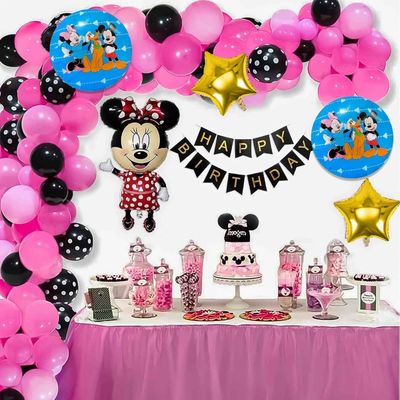 Minnie Theme Birthday Decor With Foil Balloon | Special You