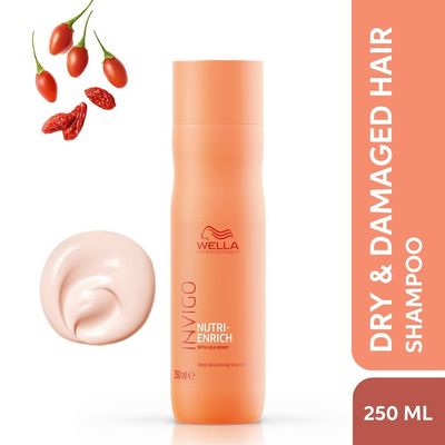 Invigo Nutri Enrich Shampoo for Frizzy & Dry, Damaged Hair with Goji Berry