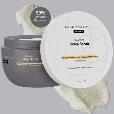 Scalp Scrub With Natural Ahas Coconut & Sugar Get Up To 99% Dandruff Reduction