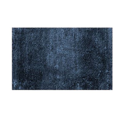 Microfibre Anti- Skid Door Mat | 43 x 31 cm | Navy Blue Solid