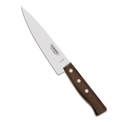 Tradicional Stainless Steel Chef Knife Chaku, 15 Cm 5.9 Inch | Brown