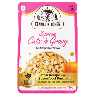 Supreme Cuts in Gravy, Lamb Recipe With Pumpkin | Wet Dog Food