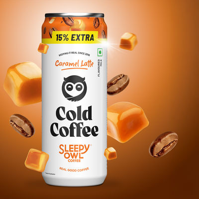 Caramel Latte Cold Coffee Can