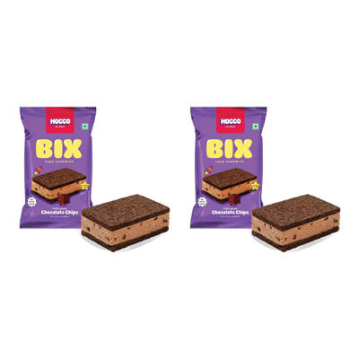 Hocco Bix Cake Chocolate Chips Ice Cream Sandwich Combo