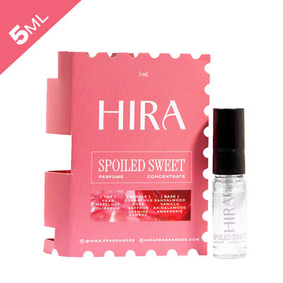 HIRA Spoiled Sweet Eau De Perfume Mini for Women with Pear, Hazelnut & Vanilla Notes