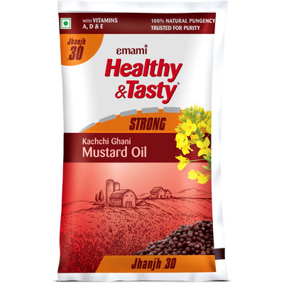 Strong Kachchi Ghani Mustard Oil Pouch