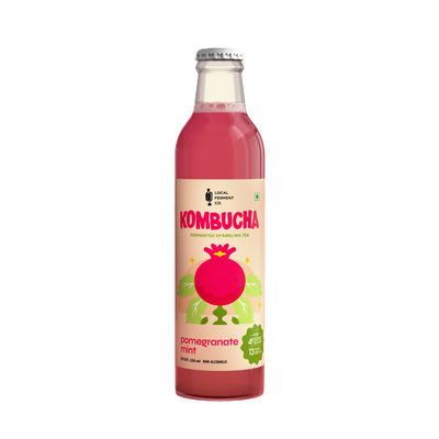 Pomegranate Mint Kombucha