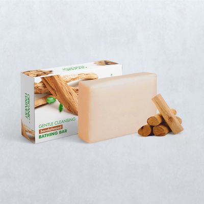 Organic Harvest Sandalwood Soap Bathing Bar For Skin Moisturisation