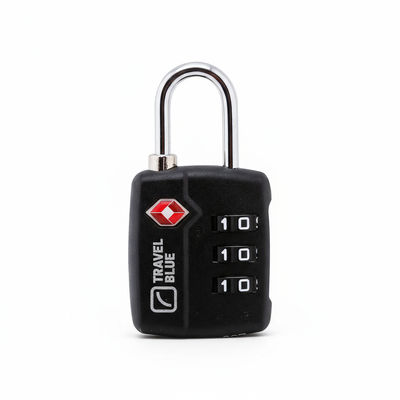 Travel Blue Unisex ABS and Brass Padlock | Black
