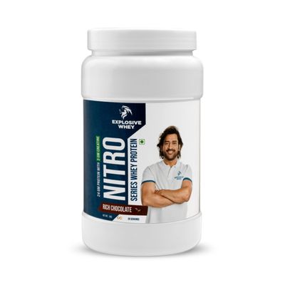 Explosive Whey Nitro Series - 26 g Protein + 3 g Creatine | Rich Chocolate