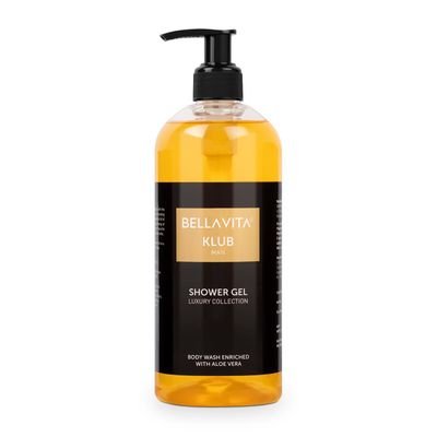 Bella Vita Luxury KLUB Man Body Wash Refreshing Shower Gel for Deep Cleansing