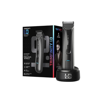 Trimfinity 1.0 Waterproof Body Trimmer | Stainless Steel Ceramic Blade, Led Light