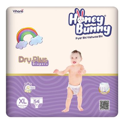 Super Soft Dry Plus Pant Style Diaper | XL | 54 pcs
