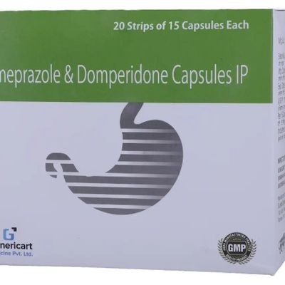 Omeprazole 20 Mg + Domperidone 10 Mg Capsule