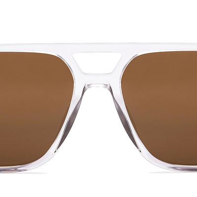 John Jacobs By Lenskart Unisex Acetate Sunglasses | Transparent - Extra Wide