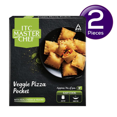 ITC Master Chef Veggie Pizza Pocket | With Real Cheese | 9 pieces Combo
