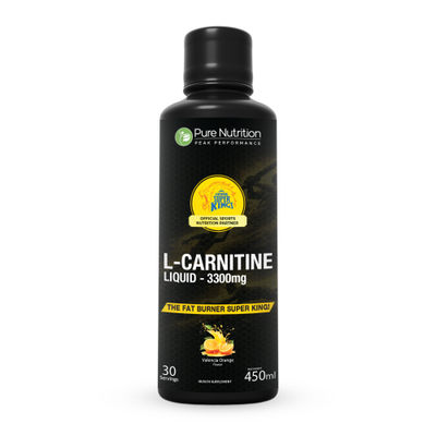 L-Carnitine 3300mg Liquid | Valencia Orange | Fat Burn & Energy