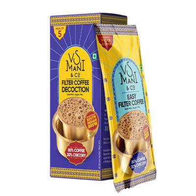 VS Mani Easy Filter Coffee Decoction | 80:20 Blend