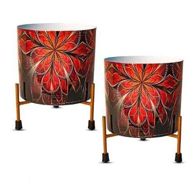 Reva Home Decor Vase With Stand I Flower Pot - Indoor Planter I Desktop