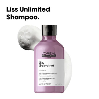 L'Oreal Professionnel Liss Unlimited Shampoo for Frizzy & Unruly Hair With Pro-Keratin