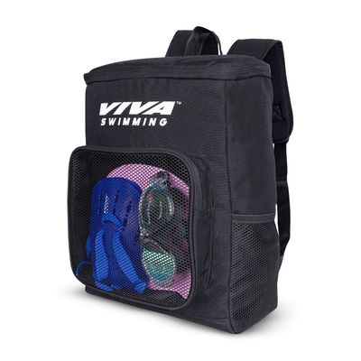 Viva Swimming Kit Bag Water Proof with Compartments (Black)
