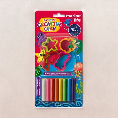 Rangeela Creative Clay, Marine Pack (90 gm)