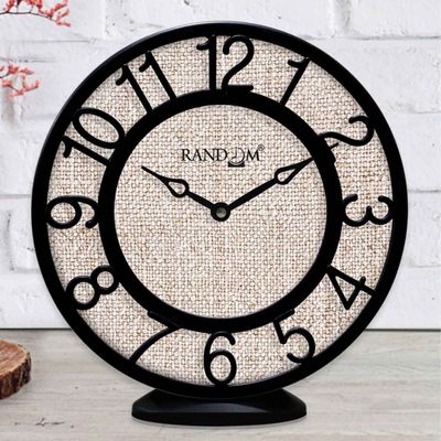 Contemporary 8 Inch Plastic Wall Clock